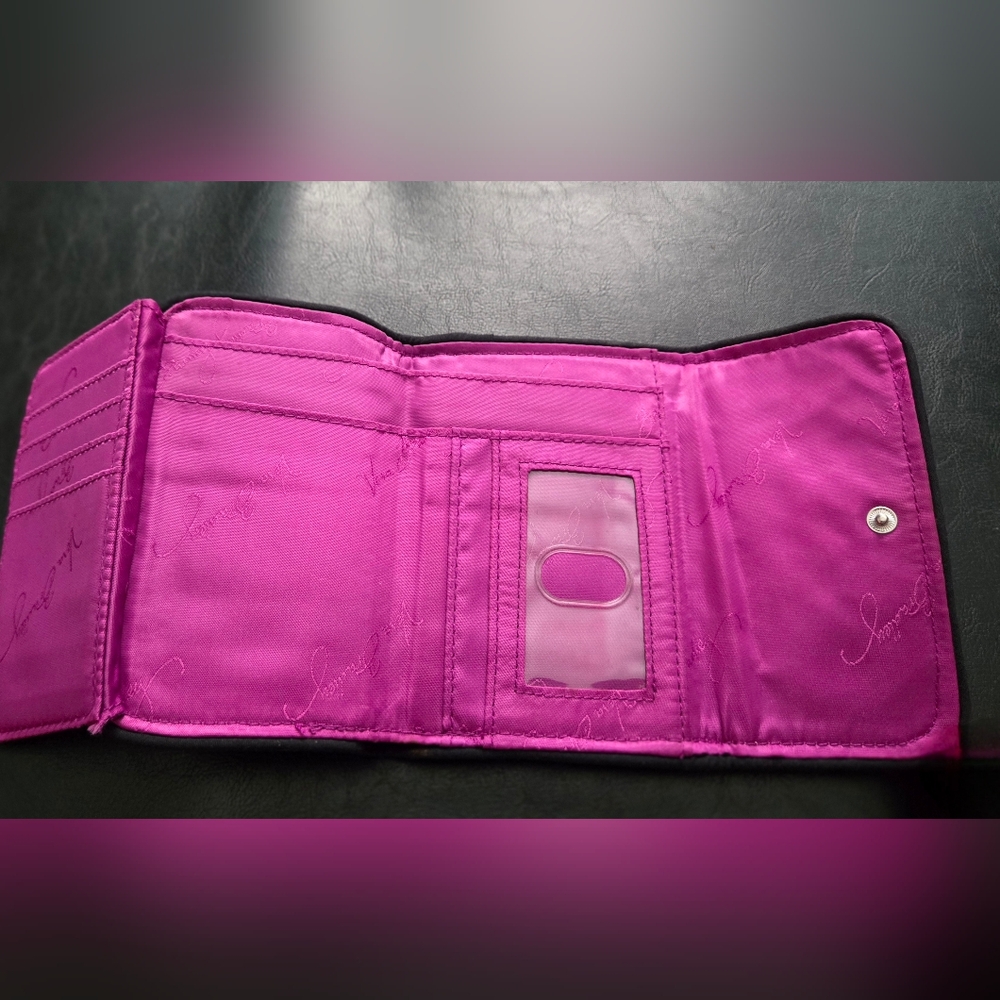 Vera Bradley Purple and Blue Quilted Wallet - Picture 4 of 5